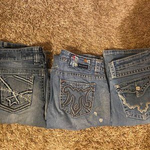 Petrol, Mek, and Miss Me Jeans